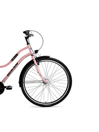 BİSAN BELLA ŞEHİR BİSİKLETİ 42 CM V 26 JANT 3 VİTES PUDRA PEMBE SİYAH