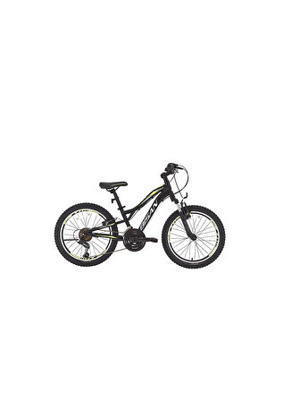 BİSAN BUFFALO ÇOCUK BİSİKLETİ 30 CM V 24 JANT 18 VİTES MAT SİYAH SARI