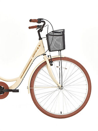 BİSAN SORRENTO-S ŞEHİR BİSİKLETİ 44 CM V 26 JANT 7 VİTES KREM GOLD