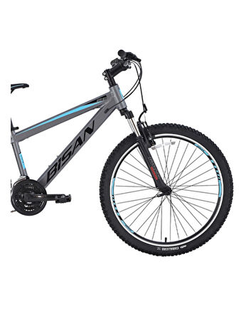 BİSAN COOPER DAĞ BİSİKLETİ 35 CM MD 26 JANT 21 VİTES FÜME SİYAH MAVİ
