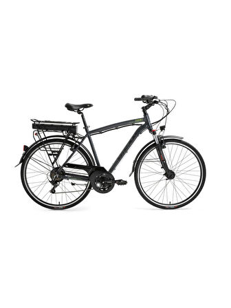 BİSAN COMET ELEKTRİKLİ BİSİKLET 52 CM V 28 JANT 21 VİTES PARLAK GRİ SARI
