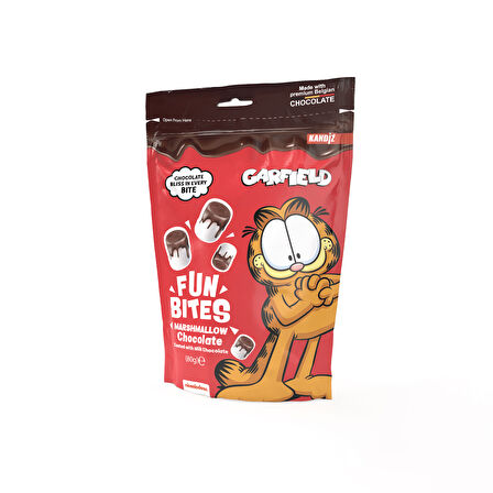 Nickelodeon Garfield Fun Bites Marshmallow Chocolate 80 Gr.