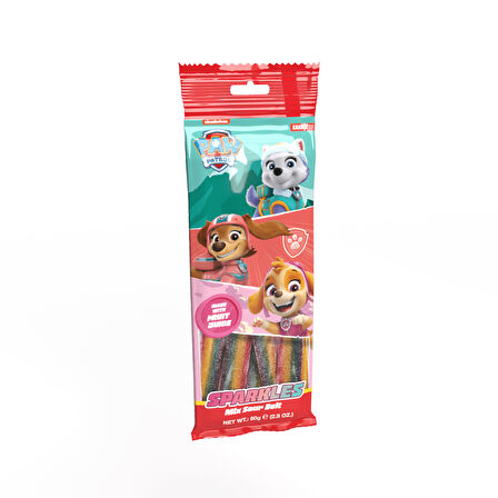 Nickelodeon Paw Petrol Sparkles Sour Belt Yumuşak Şeker (80 Gr)