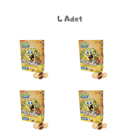 Cloudiz Chocolate Nickelodeon 30g 4 Adet
