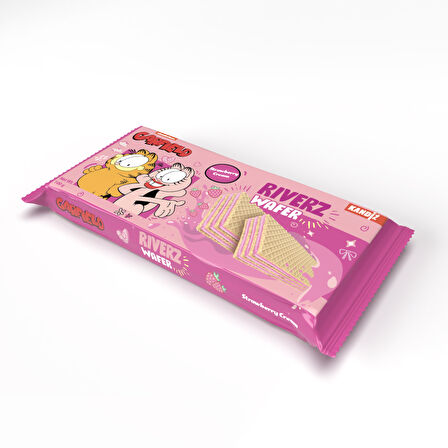 Riverz Çilekli Gofret (100 Gr) Garfield