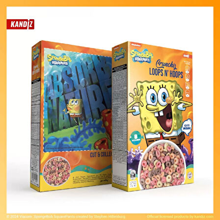 Crunchiz Loops NHoops Sponge Bob 375g