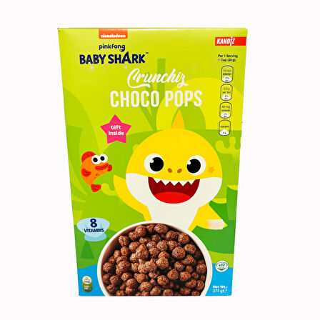 Crunchiz Choco Pops Baby Shark 375g