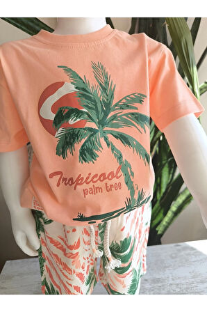 Çocuk Şortlu Tişörtlü Takım Unisex