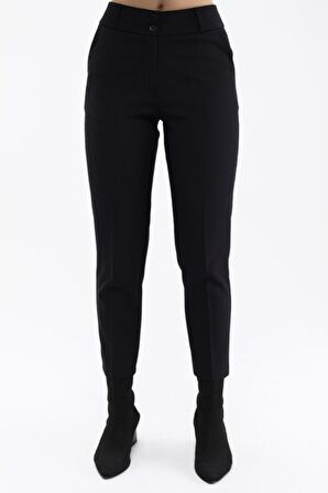 Kadın Cep Detaylı bilek Boy Mevsimlik pantolon 206/90