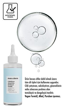 Maruderm Centella Asiatica Yatıştırıcı & Ceramide Nemlendirici Tonik 250 Ml