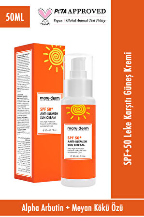 Spf+ 50 Leke Karşıtı Güneş Kremi 50 ml