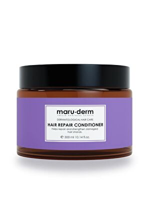 Maru.Derm Saç Kremi | Saç Onarıcı Saç Kremi 400 ml | Yıpranmış Zayıf Saçlar | Vegan