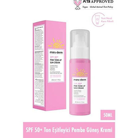 Maru Derm Güneş Kremi Ton Eşitleyici Spf 50 50 Ml