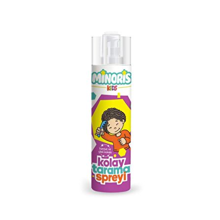 Minoris Kids Organik Kolay Tarama Saç Spreyi 200ml