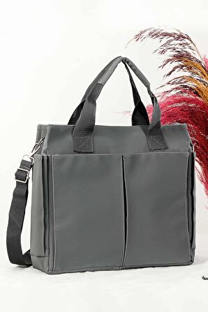 Foudil Saten Büyük Boy Çok Bölmeli Kadın Çantası BP-4795O
