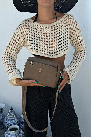 Blondi 2 Bölmeli Kadın Omuz Çantası BP-4820O