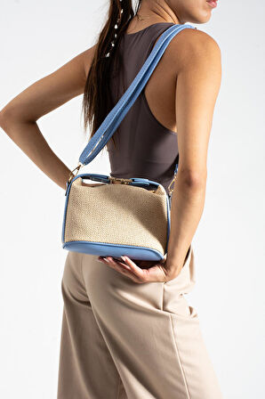 Cosmos Hasır Kadın Omuz Çantası BP-4862O