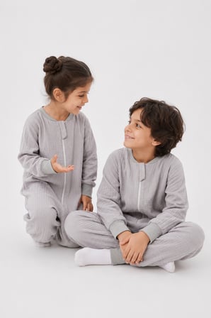 Çocuk Uyku Tulumu 1-8 Yaş Unisex Uzun Kollu 1 Tog %100 Pamuk Müslin 2706 