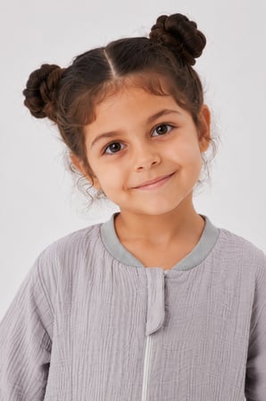 Çocuk Uyku Tulumu 1-8 Yaş Unisex Uzun Kollu 1 Tog %100 Pamuk Müslin 2706 