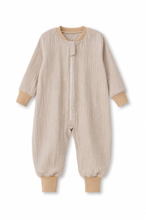 Çocuk Uyku Tulumu 1-8 Yaş Unisex Uzun Kollu 1 Tog %100 Pamuk Müslin 2706 