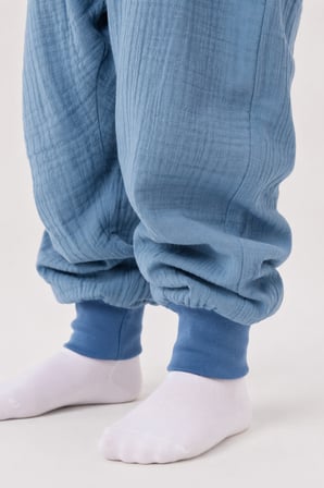 Çocuk Uyku Tulumu Dört Mevsim 1-8 Yaş Unisex Uzun Kollu 1 Tog %100 Pamuk Müslin 2706 