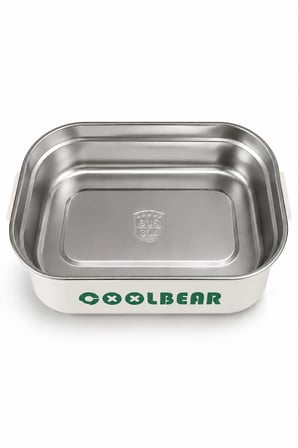 Yemek Taşıma Kabı 2 Katlı Cool Bear - Kaşıklı Sızdırmaz Lunch Box