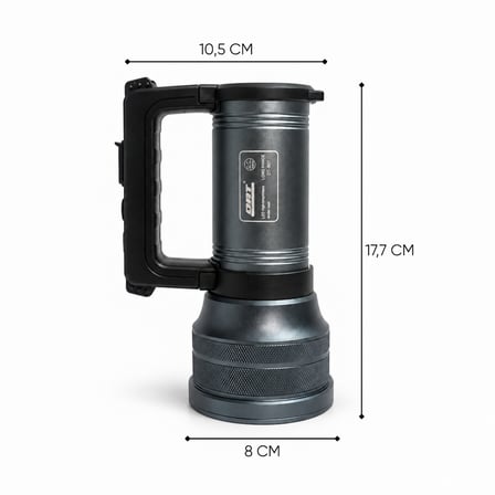 Şarj Edilebilir El Feneri - Şarjlı Projektör - 10 Watt - DAT - DT-807 