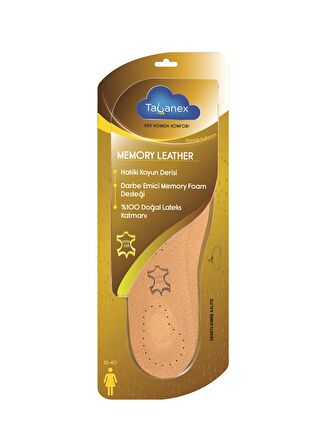 Tabanex Memory Leather Kadın Tabanlık