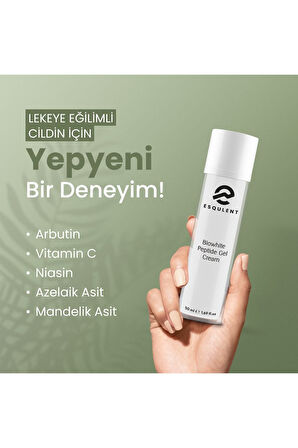 Peptitli Lekelere Karşı Cilt Beyazlatıcı Yüz Krem Cilt Tonunu Eşitler Ve Parlaklaştırır