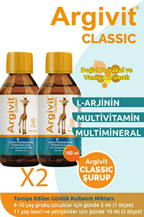 Classic 150 ml Şurup 4 Adet