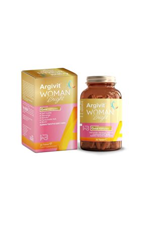 Women Bright Gold Kompleks Safr'inside,xtenergy,skinax2,hyaluronik,biotin Içerentakviye Gıda