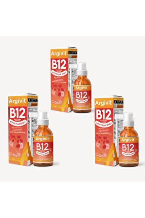Argivit B12 Sprey 3 Adet