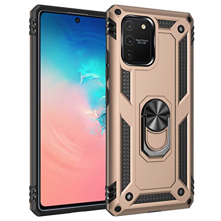 Samsung Galaxy S10 Lite Silikon Kılıf - Altın