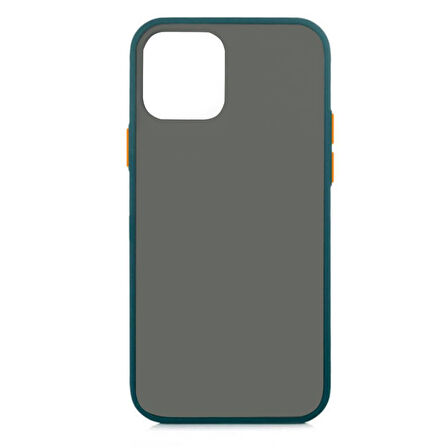Apple iPhone 12 Pro Max Lent Silikon Kılıf (6.7") - Koyu Yeşil