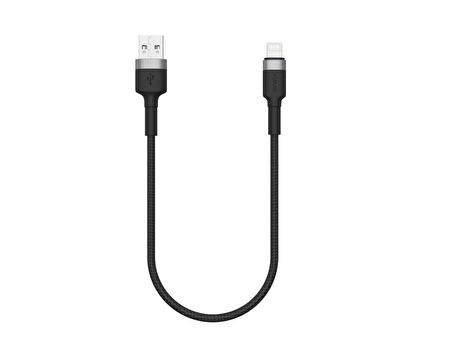 X-SharkMini USB-A to Lightning Tüm iPhonelarla Uyumlu 30 Cm Hızlı Şarj Ve Data Kablosu Xlevel