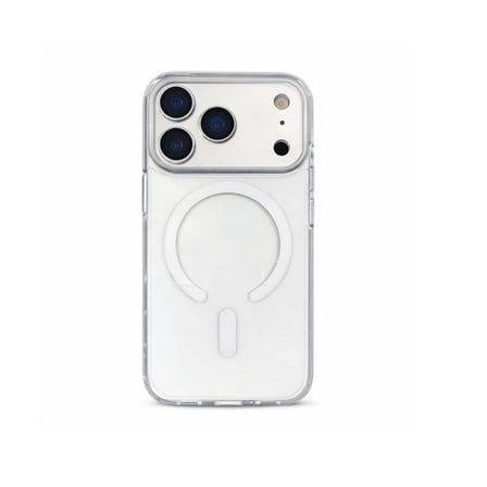 Brabus iPhone 17 Pro Uyumlu MagSafe Özellikli Sert Şeffaf Loana Telefon Kılıfı