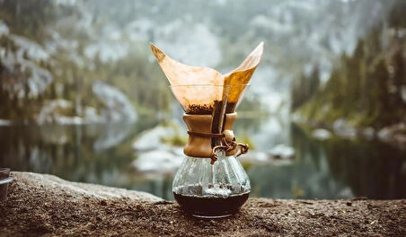 Chemex - 4 Cup 600 ml Ahşap Tutacaklı Kahve Demleme