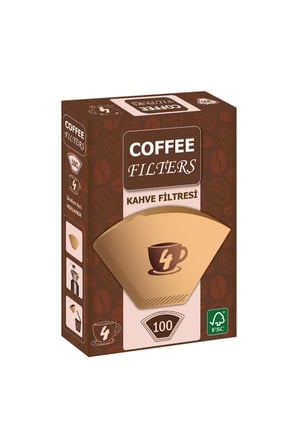 Caffeo Filters NO4 100 Adet Kahve Filtre Kağıdı