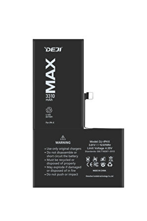 Deji iPhone X Batarya 3510 mAh Mucize Batarya Deji