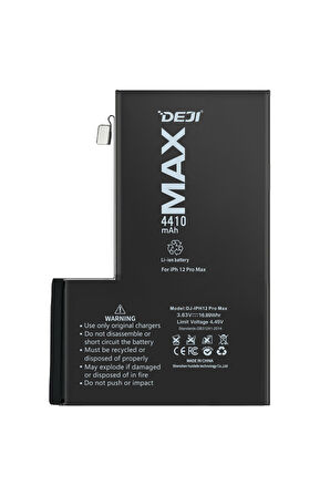 Deji iPhone 12 Pro Max Batarya 4410 mAh Mucize Batarya Deji