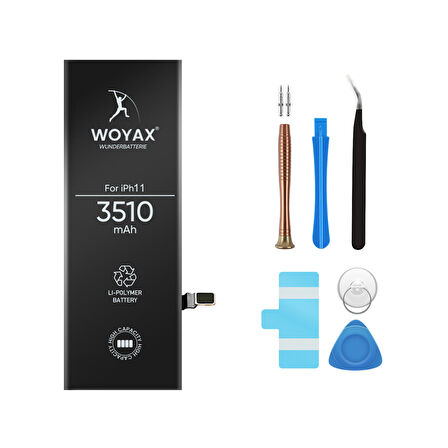 Woyax iPhone 11 Uyumlu Premium Batarya 3510mAh