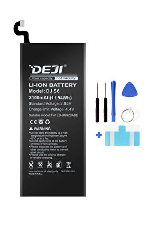 Deji Samsung Galaxy S6 Batarya 3100 mAh Mucize Batarya Deji
