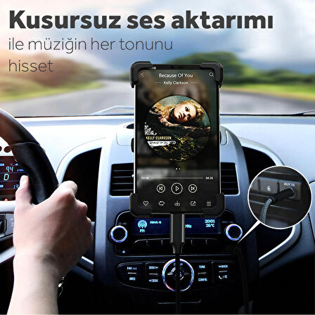 Woyax By Deji Type-C to Aux 3.5mm Ses Kablosu 1.2M