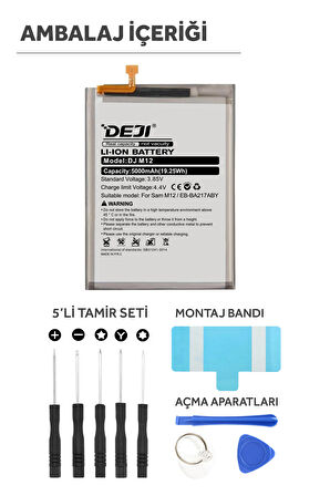Samsung Galaxy M12 / A21S / A12 / A13 / A04S / A047 Mucize Batarya Deji