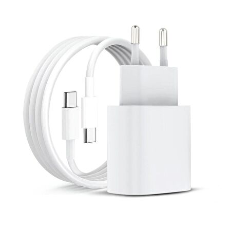 Woyax by Deji iPhone 15 - 15 Pro - 15 Plus - 15 Pro Max Uyumlu 25W PD Hızlı Şarj Aleti / Cihazı Type-C