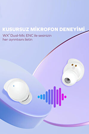 Woyax by Deji Dots Mini Kablosuz Bluetooth Kulaklık, Kulak İçi Ultra Hafif,  HiFi Stereo Ses