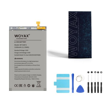 Woyax by Deji Samsung Galaxy S10e Uyumlu Premium Batarya