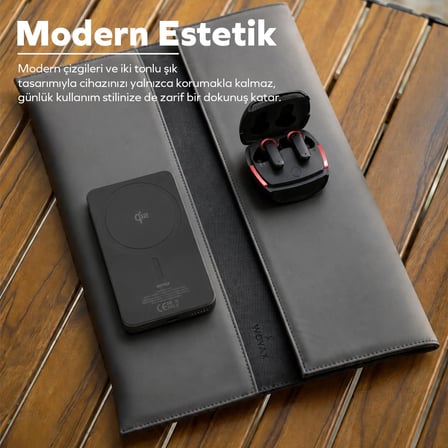 Woyax S-Touch 15-16 İnç NFC Özellikli Laptop Çantası Su Geçirmez MacBook Kılıfı iPad Tablet El Çantası
