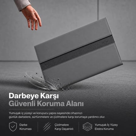 Woyax S-Touch 15-16 İnç NFC Özellikli Laptop Çantası Su Geçirmez MacBook Kılıfı iPad Tablet El Çantası