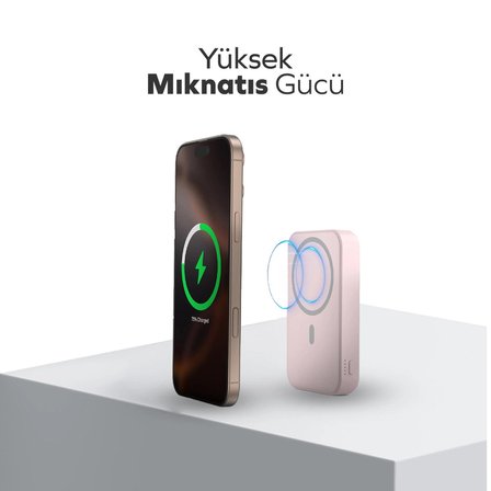 Woyax Ledl Işıklı Makyaj Aynalı Powerbank 3000mAh Taşınabilir Şarj Cihazı iPhone Samsung Xiaomi